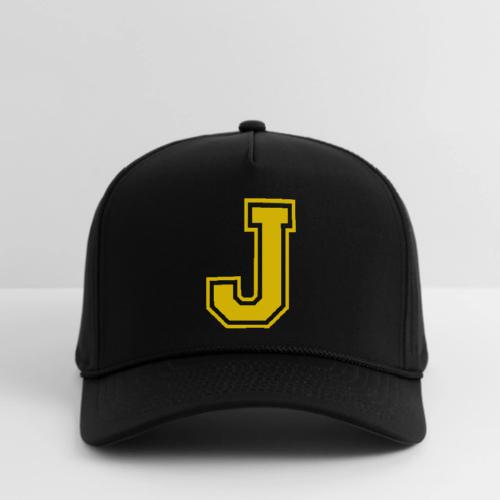 Letter J – Capital Athletic Alphabet Monogram - Rope Cap