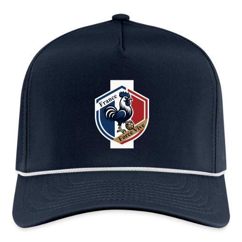 France Rooster T-Shirt, Bleu-Blanc-Rouge gift - Rope Cap