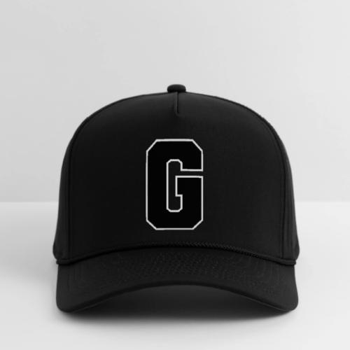 Varsity Letter G Collegiate Alphabet Art - Rope Cap