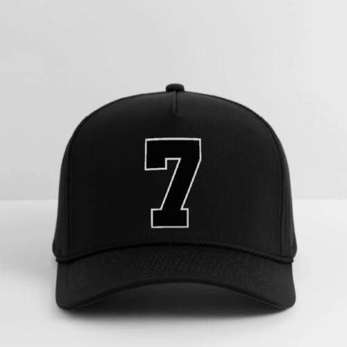 Varsity Number 7 Athletic Look - Rope Cap