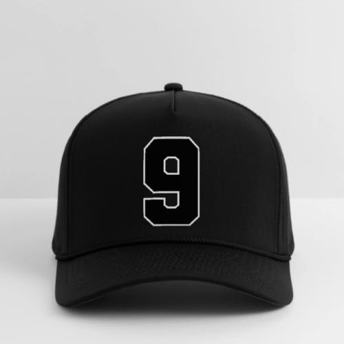 Varsity Number 9 Athletic Font - Rope Cap