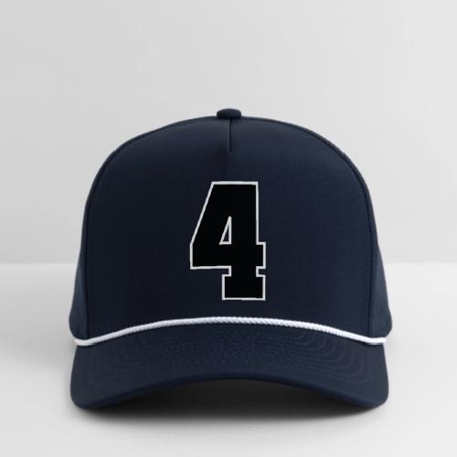 Varsity Number 4 College Style - Rope Cap