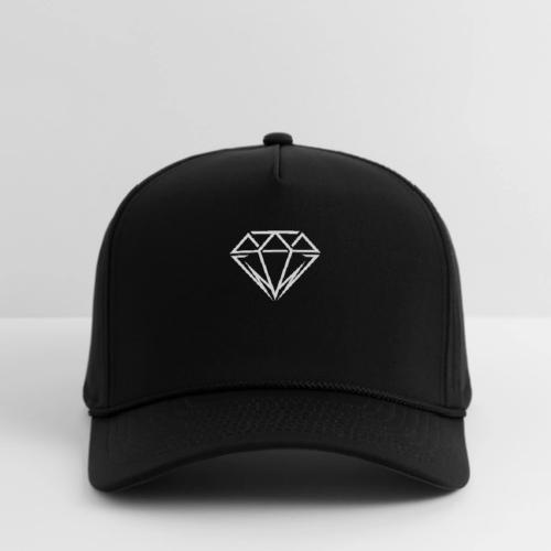 Minimal Diamond Logo | Luxury Streetwear Geometric - Rope Cap