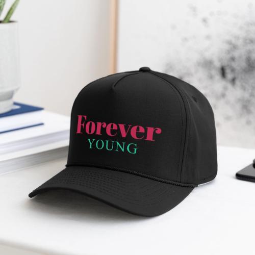 Forever Young Typography Design - Rope Cap