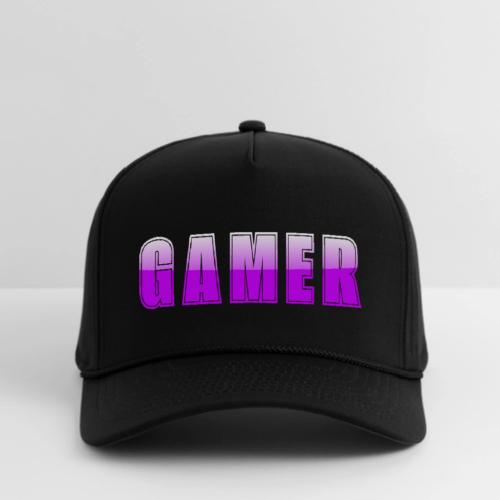 Gamer Purple Glossy Collegiate Design - Rope Cap