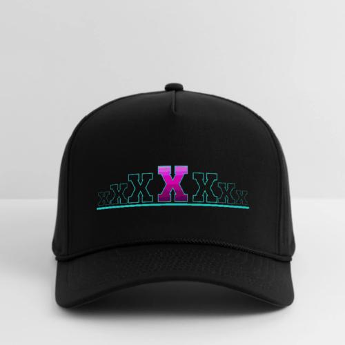 Letter X – Capital Varsity Alphabet Monogram - Rope Cap
