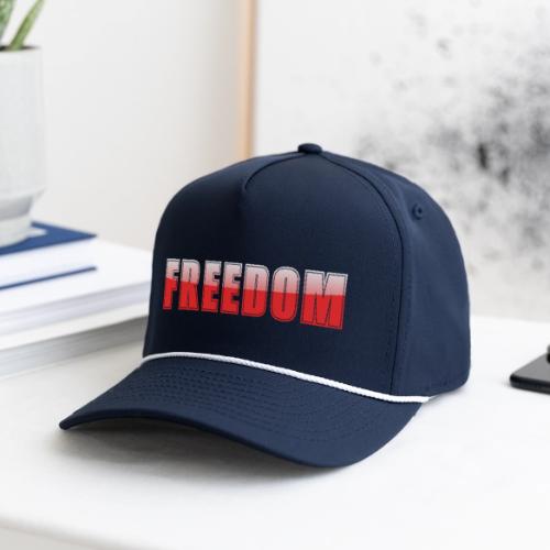 Freedom Typography Design - Rope Cap