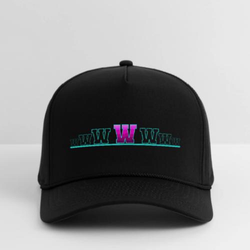 Letter W – Capital Varsity Alphabet Monogram - Rope Cap