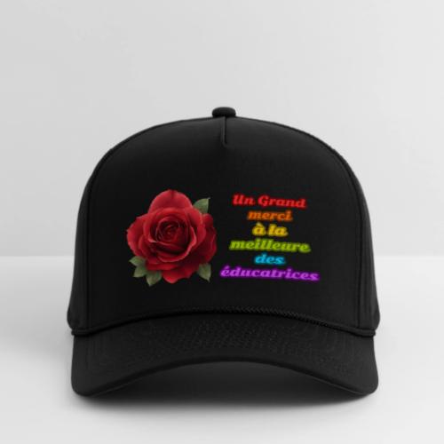 Thank You Educator: Pink and Rainbow Message - Rope Cap