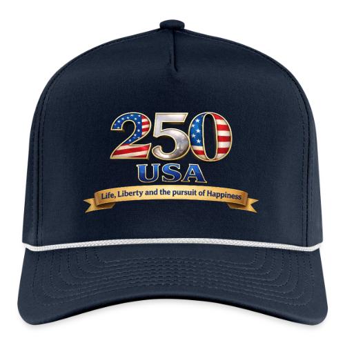 250 USA Liberty Banner - Rope Cap
