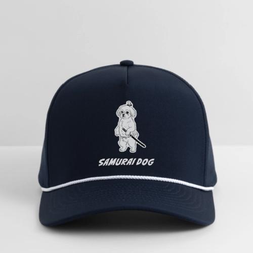 Samurai Maltese Katana Warrior Dog Tee - Rope Cap