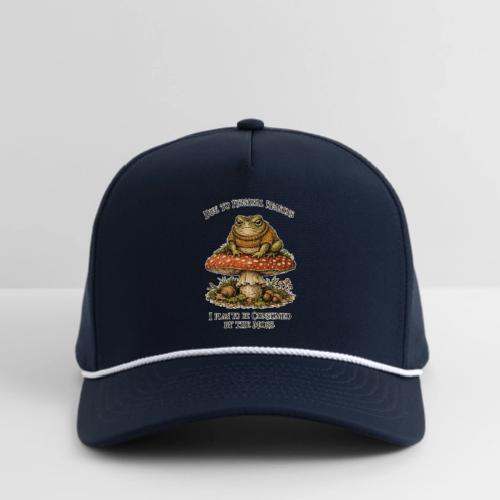 Frog Consumed by Moss Cottagecore Aesthetic - Rope Cap