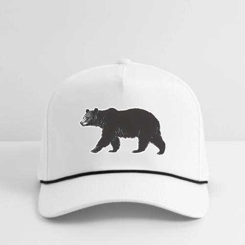 Midnight Black Bear - Rope Cap