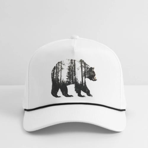 Evergreen Bear Silhouette - Rope Cap