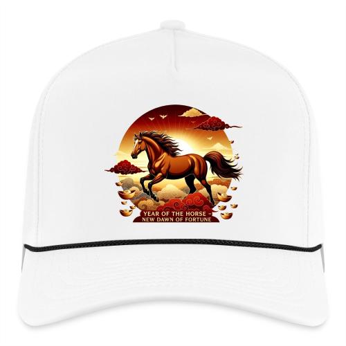 Year of the Horse Sunrise T Shirt, Lunar New Year - Rope Cap