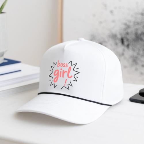 Boss Girl Bold Feminist Statement - Rope Cap