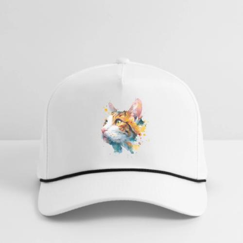 Cat: Feline Ink Burst - Rope Cap