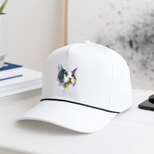 Cat: Painted Purr Expression - Rope Cap