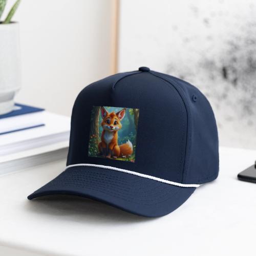 Magical fantasy fox in enchanted forest scene - Rope Cap