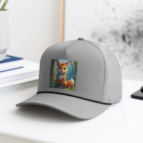 Magical fantasy fox in enchanted forest scene - Rope Cap