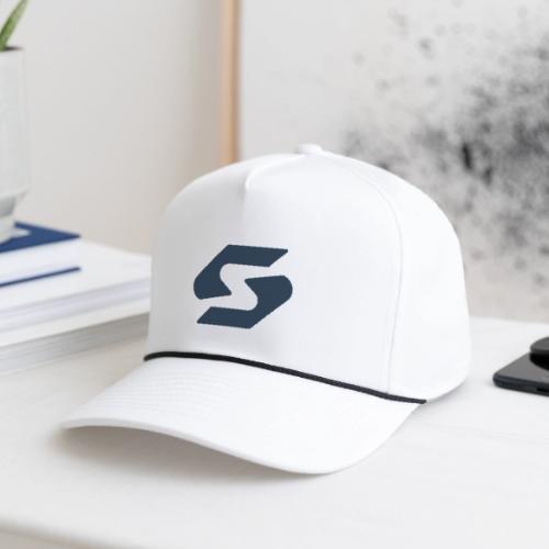 black snap logo - Rope Cap