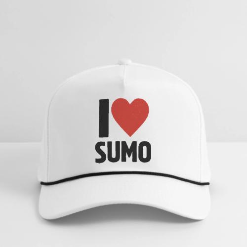 I Love Sumo – Bold Minimalist Sumo Wrestling Fan - Rope Cap