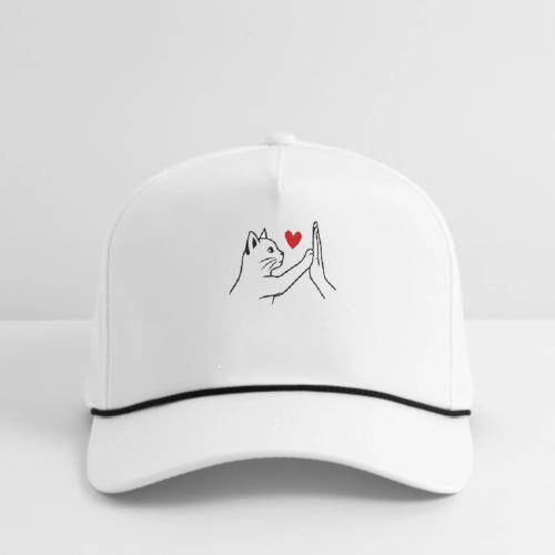 Cat Lover High-Five T-Shirt - Rope Cap
