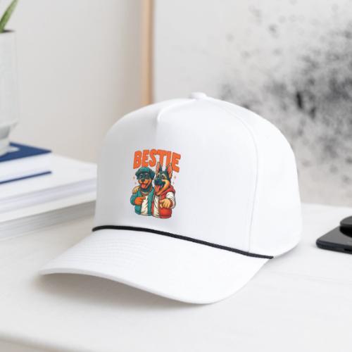 Hip Hop Dog Besties Shirt for Friends & Pet Lovers - Rope Cap