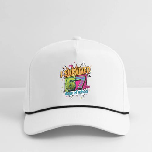 I Survived 67 Days of School T-Shirt – Funny Teach - Rope Cap