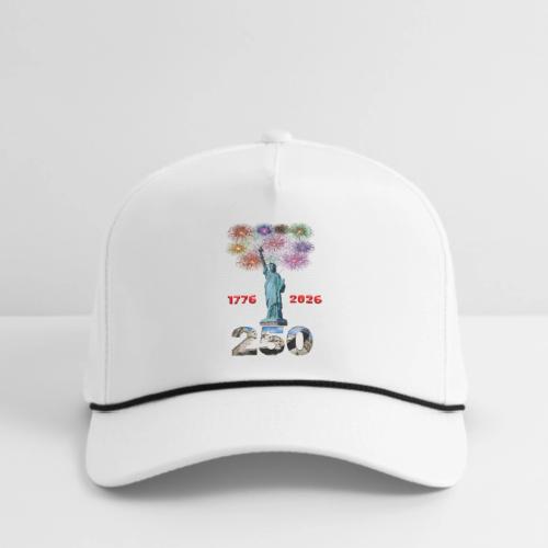 1776 - 2026 | 250 Years USA | Fireworks - Rope Cap