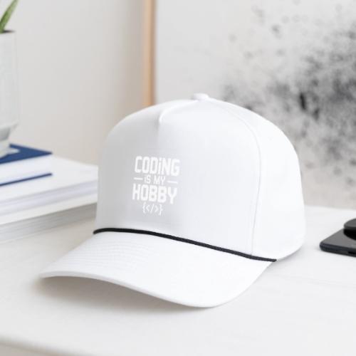 Coding Is My Hobby Typography - Rope Cap