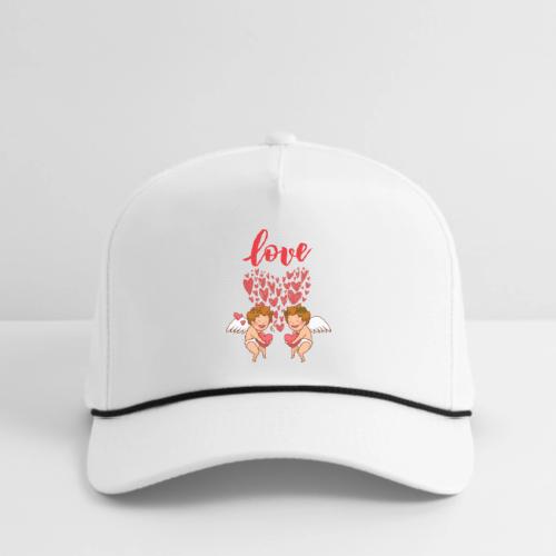 Cupid Love Designs, cupid love angel vibration. - Rope Cap