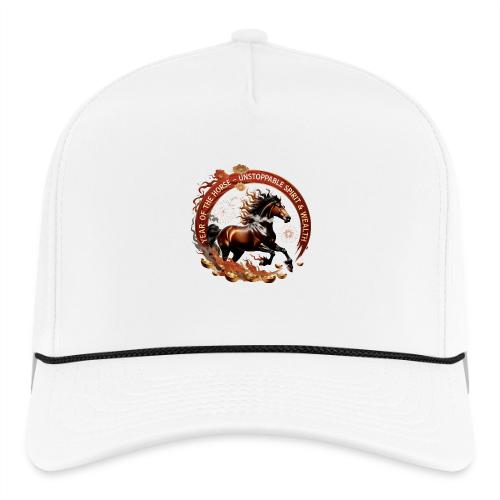 Year of the Horse Fiery Spirit T Shirt, Lunar New - Rope Cap