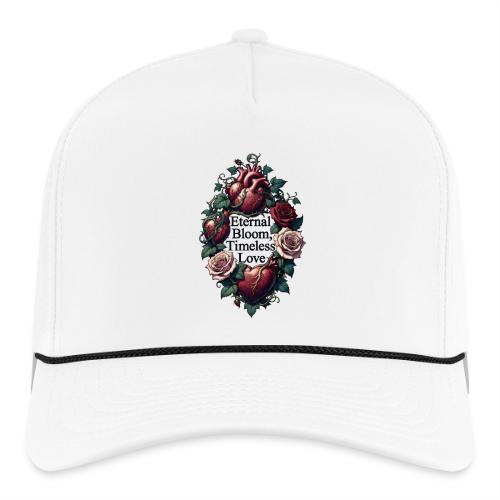 Eternal Bloom Timeless Love Entwined Hearts T-Shir - Rope Cap