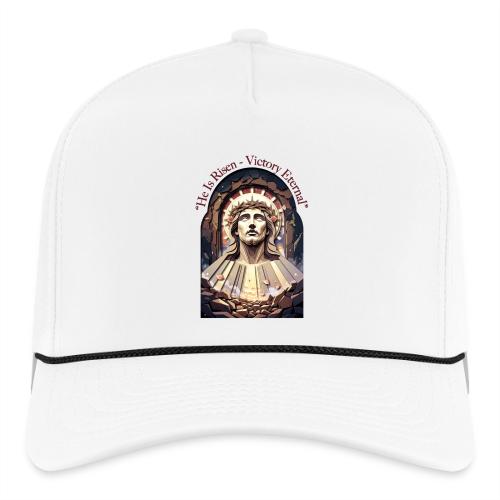 Easter He Is Risen Face of Christ T Shirt, Gift - Rope Cap