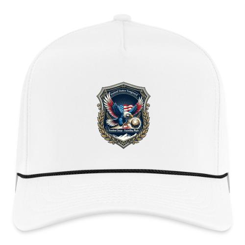 USA Eagle Vanguard T-Shirt,American Flag PrideGift - Rope Cap
