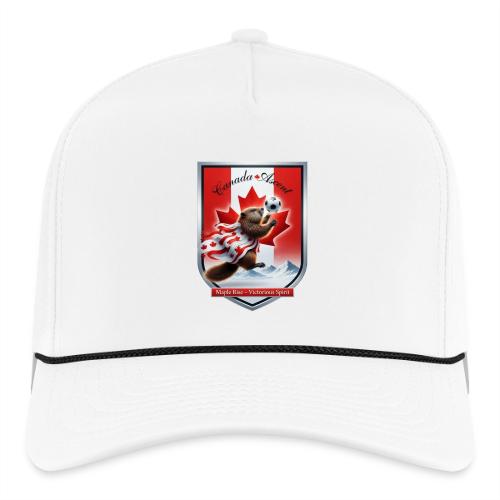 Canada Beaver Ascent T-Shirt, Canadian Pride Gift - Rope Cap