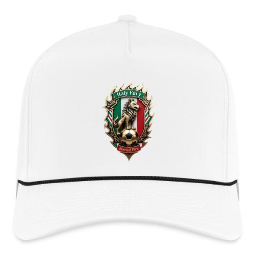 Italy Wolf Fury T-Shirt, Italian Flag Pride Gift - Rope Cap