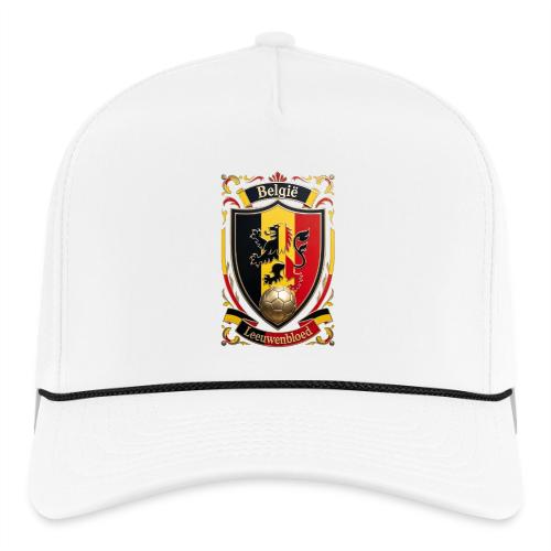 Belgium Lion Crest T-Shirt, Belgian Flag Gift - Rope Cap