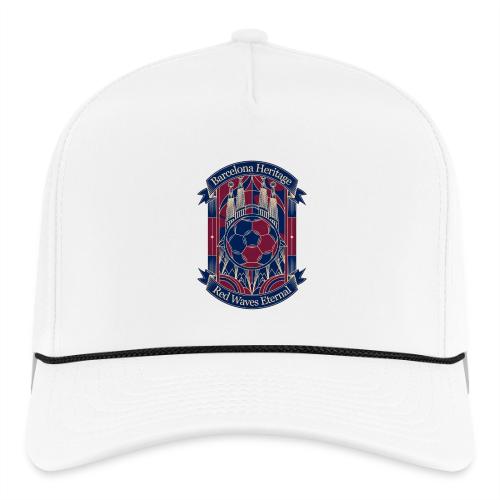 Barcelona Red Heritage T Shirt, Barsa fan Gift - Rope Cap