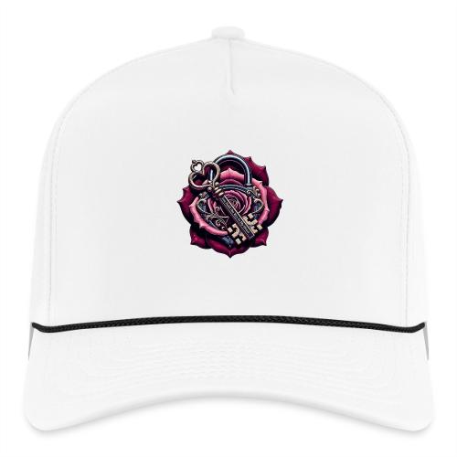You Hold the Key to My Heart Rose Lock T-Shirt - Rope Cap