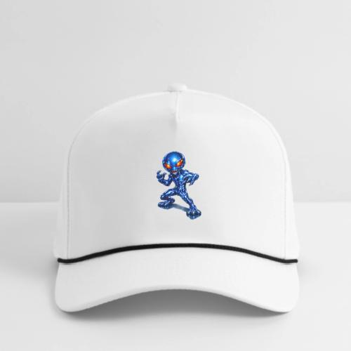 Angry Blue Alien - Rope Cap