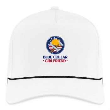 Blue Collar Girlfriend - Rope Cap - white/black - Front