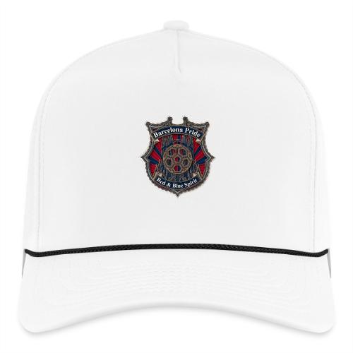 Barcelona Scarlet Pride T Shirt, Soccer City Gift - Rope Cap