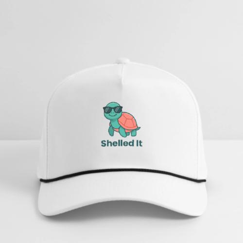 Funny Turtle Sunglasses Shelled It Cute Gift - Rope Cap