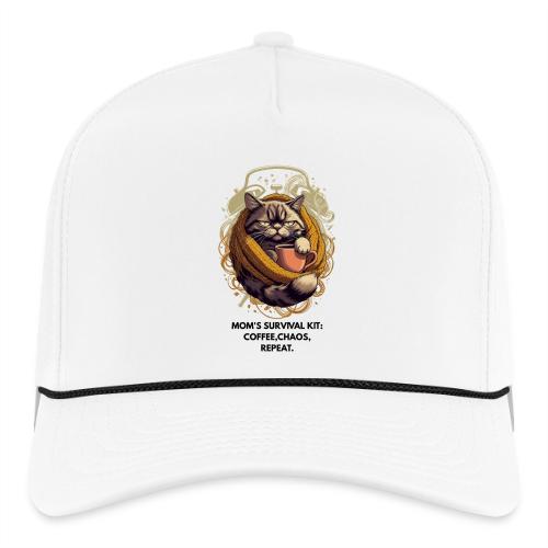 Powered by Sarcasm Cat Tee - Rope Cap