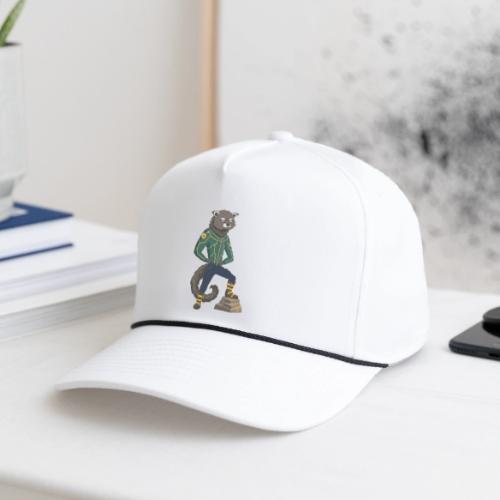 Raccoon Ranger in Neon Armor - Rope Cap