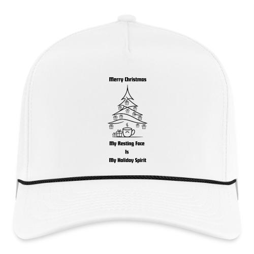 My Resting Face Is My Christmas Spirit T-Shirt - Rope Cap