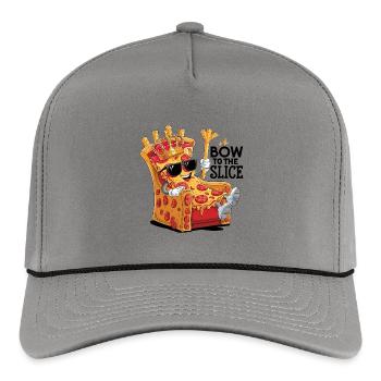 BOO TO THE SLICE - Rope Cap - gray/black - Front