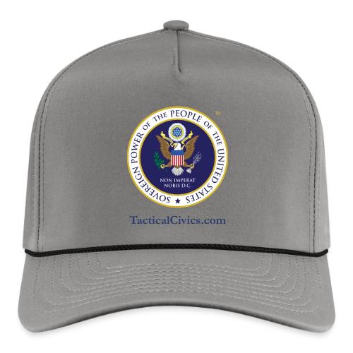 The People's Seal with blue url - Rope Cap